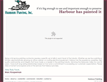 Tablet Screenshot of harbourpaintinginc.com